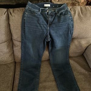 Lane Bryant size 14p dark blue jeans